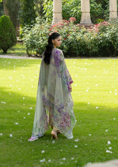 Lawn - Elaf Premium - Signature Embroidered 26 - Vol II - ESG#07A - STELLA
