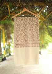 Pashmina Ari Work Shawl D - 222 - Skin