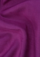 Thai Cotton Selvage Plain Linen Fabric - Purple