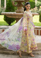 Lawn - Elaf Premium - Signature Embroidered 26 - Vol II - ESG#07A - STELLA
