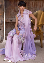 Lawn - Crimson - Flow Unstitched 26 - CFD#8B - OMBRE LOVE