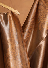 Silk Zari Jamawar Shawl D#03 - Peach