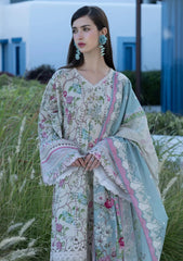 Lawn - Elaf Premium - Santorini Prints 26 - EPN#08B - FAIRYTALE