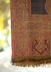 Water Wool Jamawar Shawl D - 01 - Multi
