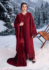 Winter - Rang Rasiya - Carnation Unstitched 26 - RR#11 - Ruby Frost