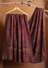 Pashmina Jamawar Shawl D#09 - CH Brown