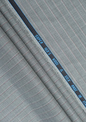 Drago Luxury Micron Super 160's Wool & Silk Fabric - R Grey