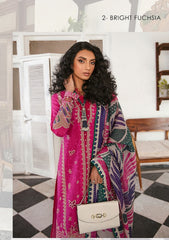 Lawn Collection - Jazmin - Iris - S/S - D#02 Bright Fuchsia