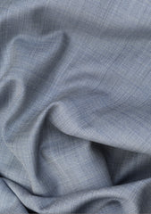 Reda Sharkskin Super 110's Wool Fabric - B Grey