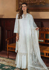 Lawn - Sahar - Festive Chikankari - CK-25-V1-09 - Vanilla Sky