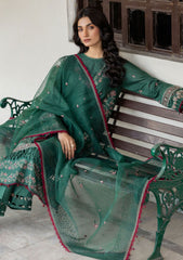 Lawn Collection - Farasha - Bahaar -FBL24#04 - AZURE GRACE