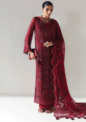 Formals - Alizeh - Aymal - Luxury Bamber Chiffon 25 - D#2200 - RIKA MAROON