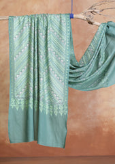 Pashmina Ari Work Jaaldar Scarf D#11 - L Zink