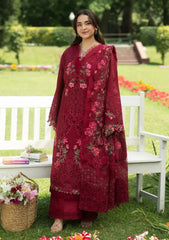 Lawn - Elaf Premium - Luxury 26 - Vol 2 - ELQ#04A - FALLING PETALS