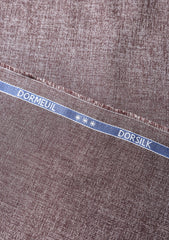 Dormeuil Dorsilk Wool & Silk Fabric - D Brown