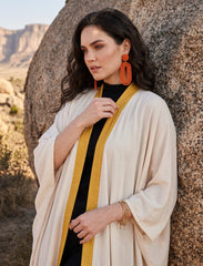Pret - Moven - Silk Jacquard Women's Shrug - Skin