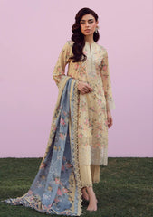 Lawn - Sahar - Mirha 26 - SS1-26-37 - Rose Crème