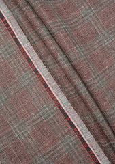 Drago Lanificio Biella Wool & Linen Fabric - G Brown