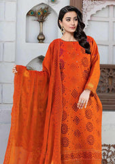 Lawn - Meemsey - Eid Luxury - Vol 02 - Mahnaz - Orange