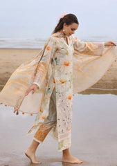 Lawn - Nureh - Gardenia Embroidered 25 - NGEL#169