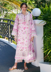 Lawn - AJR Couture - Printed Chikankari 26 - Rumi