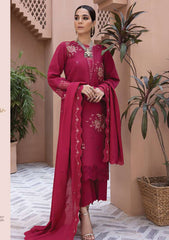 Winter Collection - Rang Rasiya - Carnation - Winter Shawl Karandi - D#10