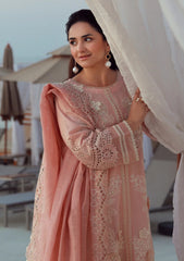 Lawn - Marwat Textiles - Gulmina - Unstitched 25 - D#07 - Pink Lilly