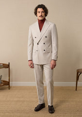 Drapers Greenhills Super 160's Wool Fabric - Skin