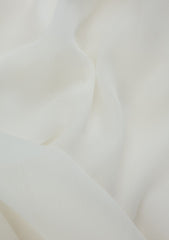 Formals - Fancy Closet - Crinkle Chiffon - Unstitched Fabric - White