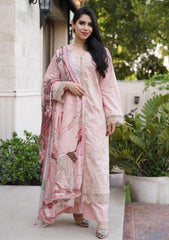 Lawn Collection - Eshaal Mishkaat - Zaib un Nisa - Peach Hues