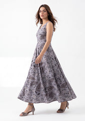 Formals - Rubaaiyat - Digital Printed - Shamoz Silk - L Grey