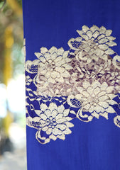 Pashmina Patch Work Shawl D - 35 - R Blue