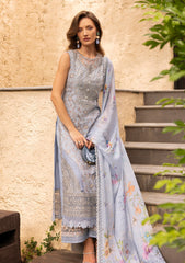 Lawn - Faiza Saqlain - Zinnia Luxury 25 - Liana