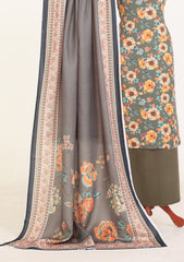 Winter - Rubaaiyat - D Prints - Marina 26 - Wool Shawl - RPM#11 - Green