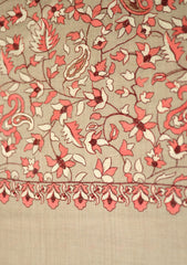 Pashmina Embroidered Shawl D - 192 - Skin