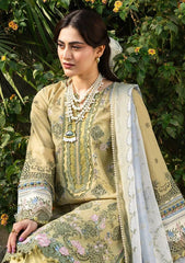 Lawn - Elaf Premium - Chikankari Prints 26 - ERC-8B - MENAH