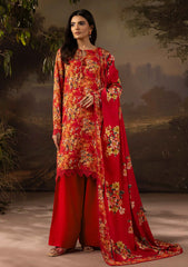 Winter - Riaz Arts - Neelum - Self Jacquard Leather Peach - NL25#01