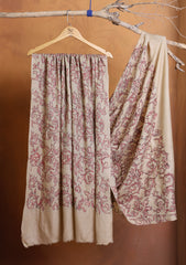 Pashmina Needle Work Jaaldar Shawl D#05 - Skin