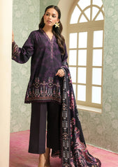 Winter - Sahar - Khaddar/Winter - Unstitched 25 - AW2-25-22 - Plum Noir