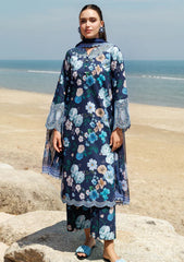 Lawn - Farasha - Aurea - Eid Summer 25 - Floral Blush
