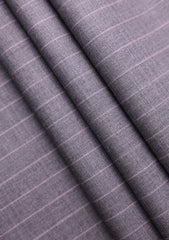 Cavani Four Season Wool Selvage Broad Stripe - Grey
