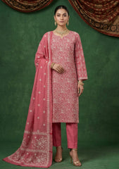 Formals - Riwaj - Fancy Net - 2 Pcs Suit - CND#03 - SH Pink