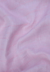 Italy Albini Sahara Selvage Stripe Linen Fabric - T Pink