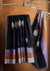 Pashmina Ari Work Shawl D#01 - Navy Blue