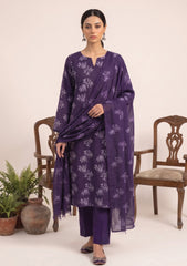 Winter - Rubaaiyat - Pashmina Embroidered 26 - D#03 - Purple