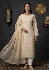 Formals - Riwaj - Fancy 26 - Ari & Mukesh Work - 2 Pcs - D#01 - Skin 2