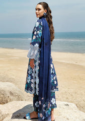Lawn - Farasha - Aurea - Eid Summer 25 - Floral Blush
