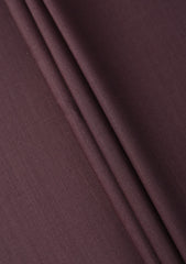 Luiciano Blend Super 130's Plain Wool Fabric - Burgndi