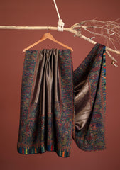 Pashmina Zari Jamawar Shawl D - 13 - N Blue