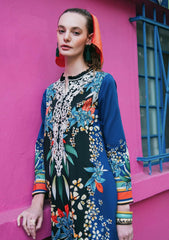 Lawn - Mushq - Hemline - La Dolce - Prints Vol-2 - HUN25#08B - LIFE OF IRISES